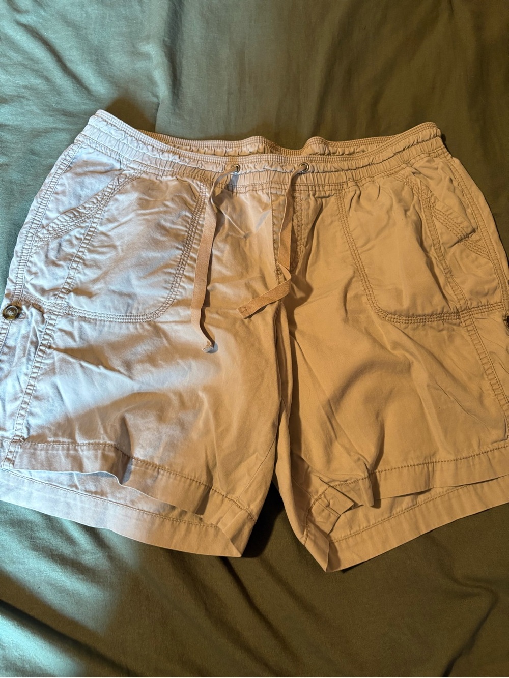 Old Navy women’s Drawstring Waist Shorts in Khaki